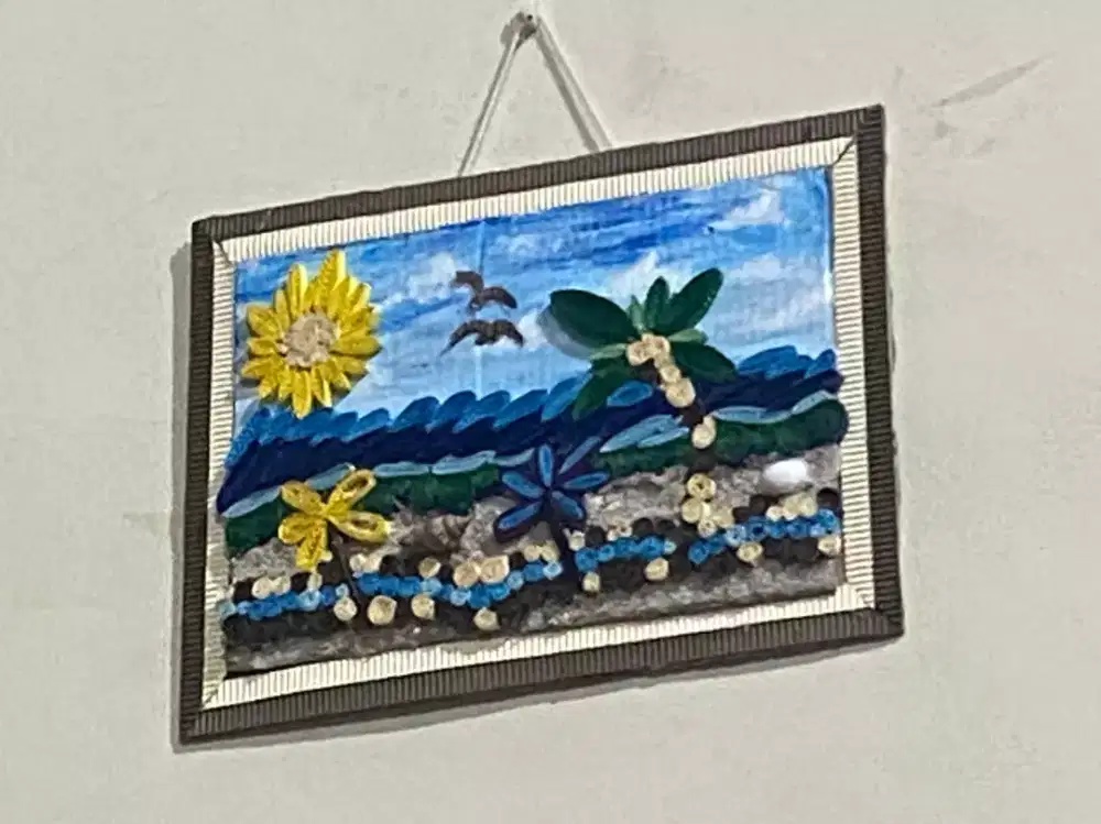 Pajangan dari Kardus bekas