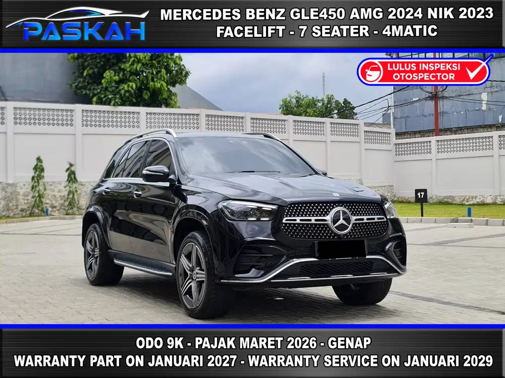 FACELIFT Odo=9K PAJAK=2026 MERCEDES BENZ GLE450 2024 NIK 2023 GLE 450