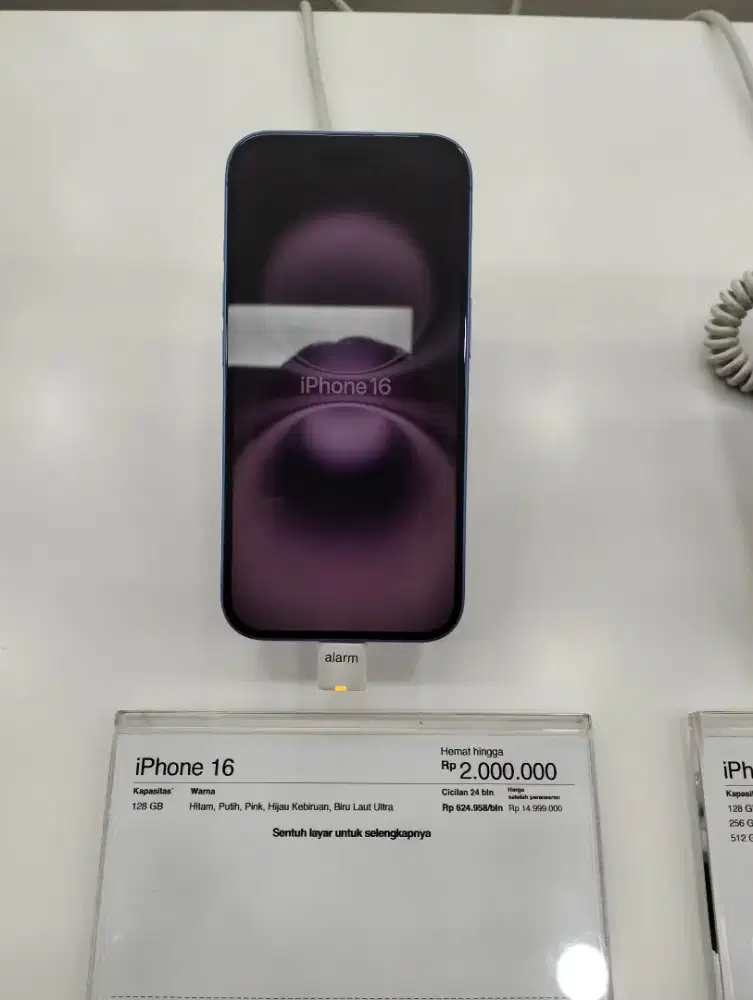 Credit iPhone 16 128GB cicilan bunga mulai 0%