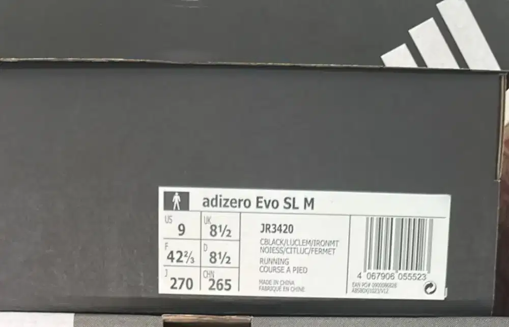 Adidas Evo SL Black Lucid