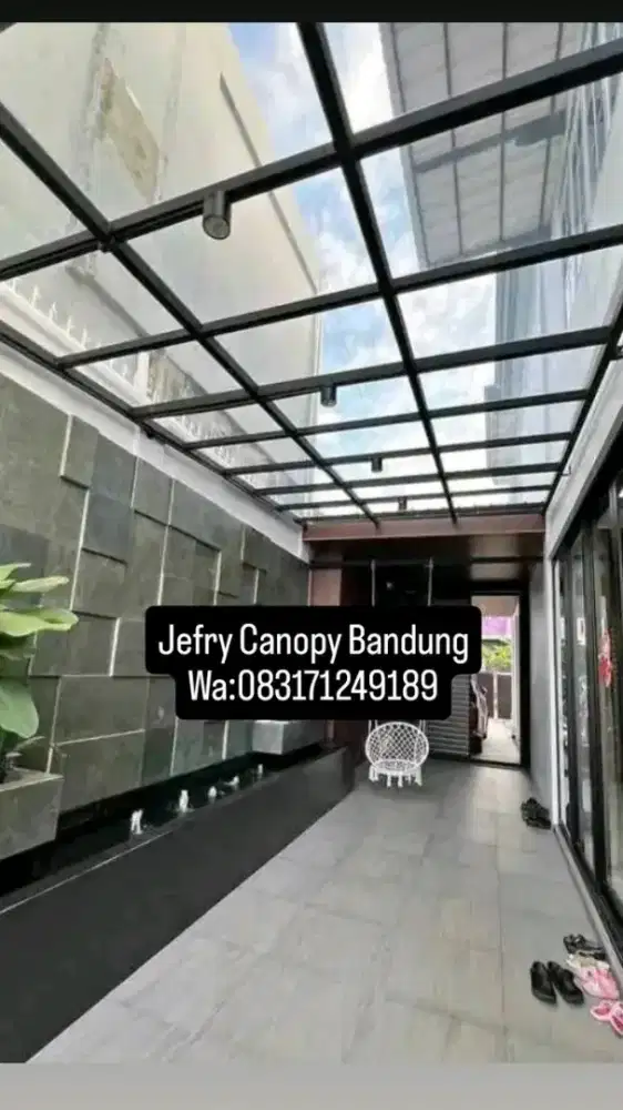 Canopy atap kaca
