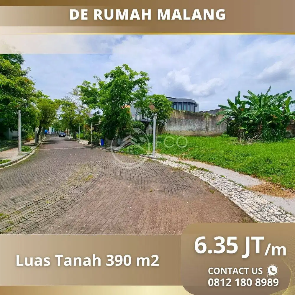 Tanah Lokasi De Rumah Malang Kota
