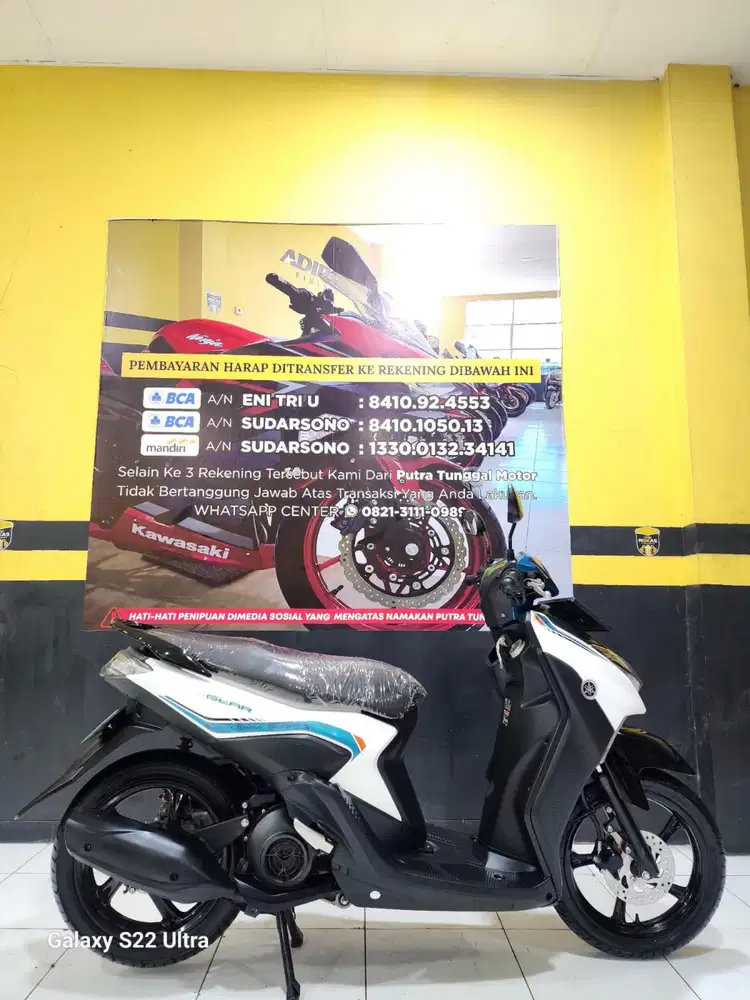 GEAR 125 TAHUN 2022 KM 19k
