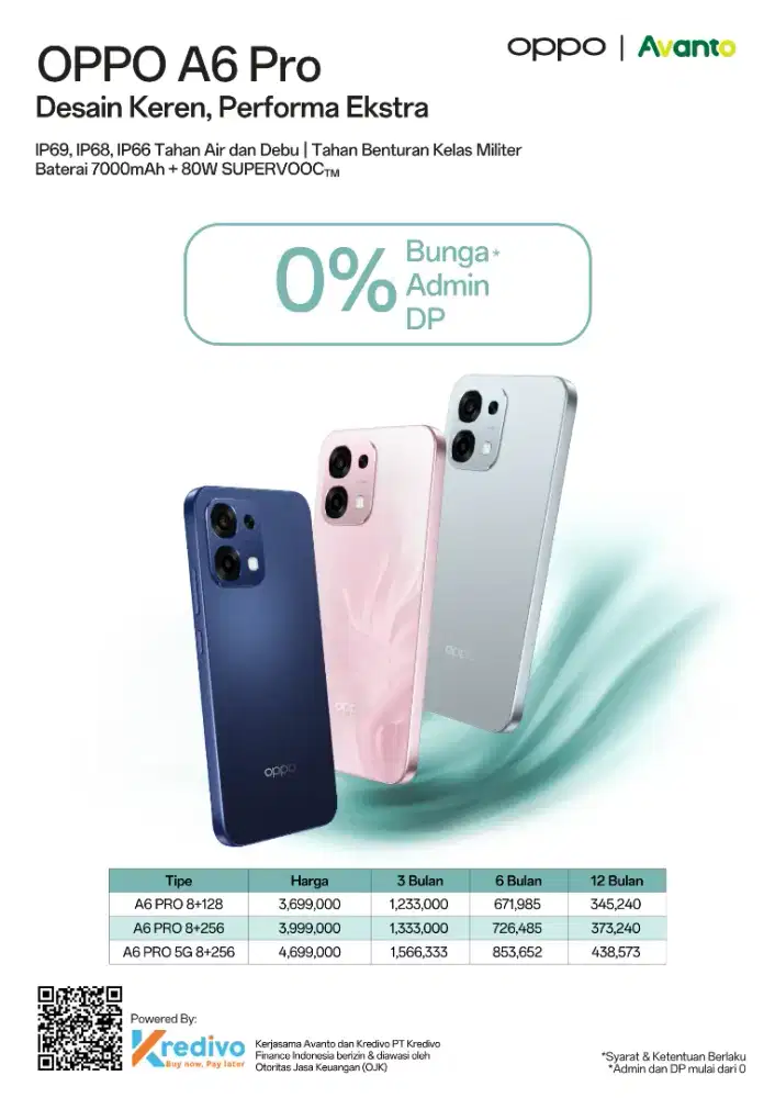 Promo kredit Oppo A6 Pro