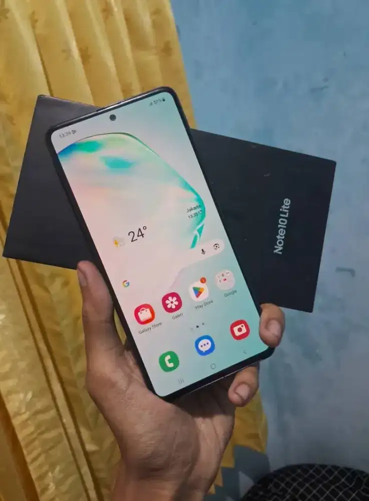 Samsung Note 10 Lite fullset ORI Sein