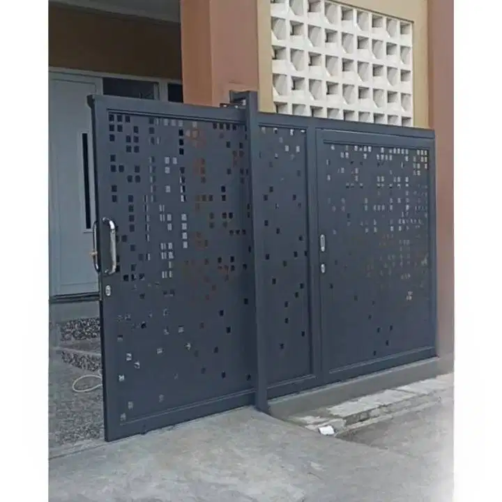 pagar cutting plat essser kokoh bukaan geser gratis survei dan garansi