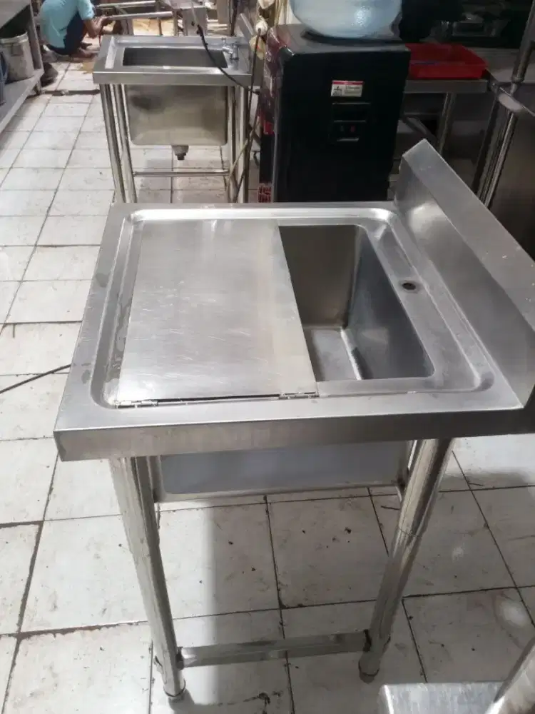 Sink 1 lubang+penutup