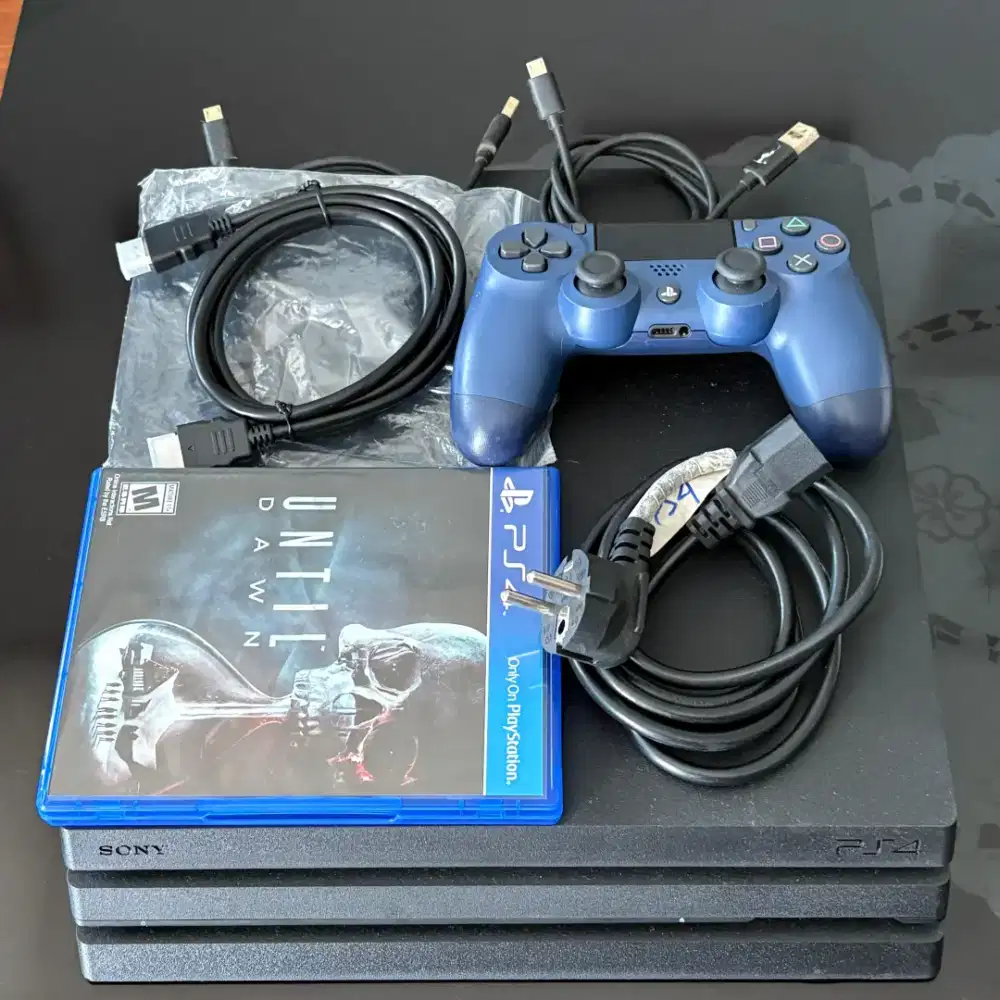 PS4 Pro Ori Mesin 1TB Plus 1 Game Until Dawn