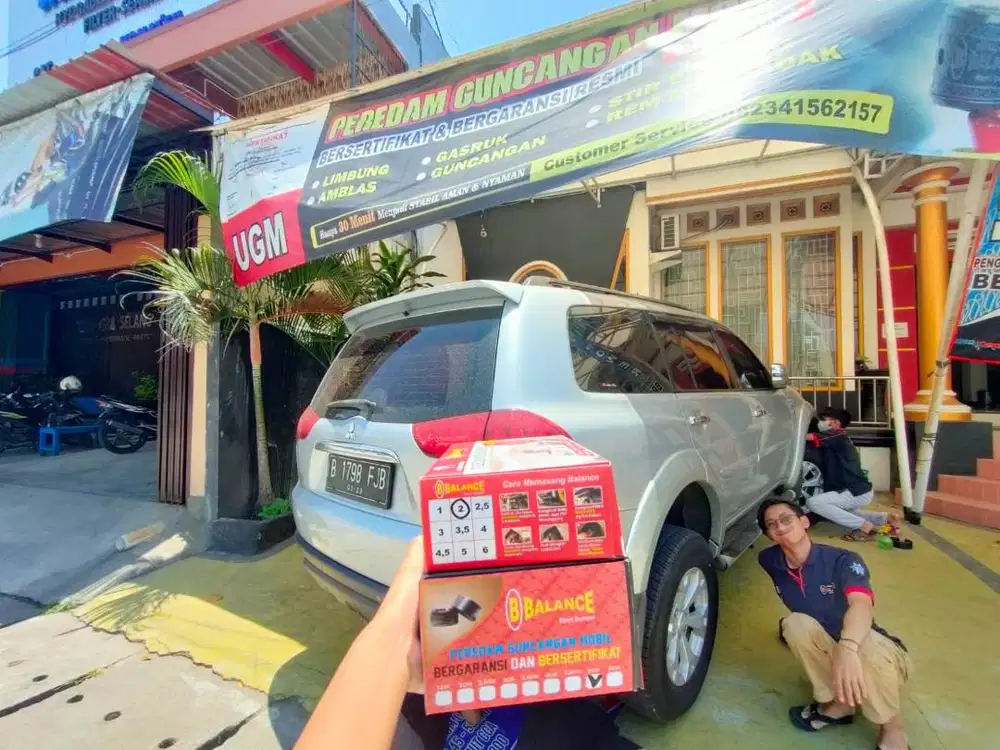 Redam GRUDUK & Bantingan Keras di Mobil dg Pasang BALANCE di PEKANBARU