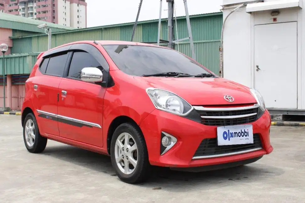 TDP 4,JT Toyota Agya 1.0 G Bensin-AT Merah 2015