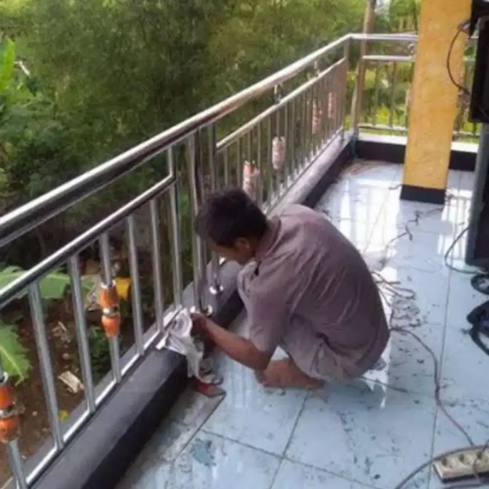 Tukang las spesialis pagar kanopi balkon