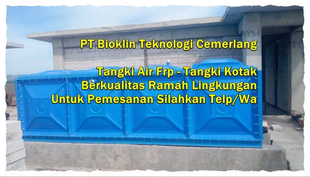 TANGKI PANEL FRP - PANEL FRP - PANEL TANK - GROUND TANK - TANGKI PANEL