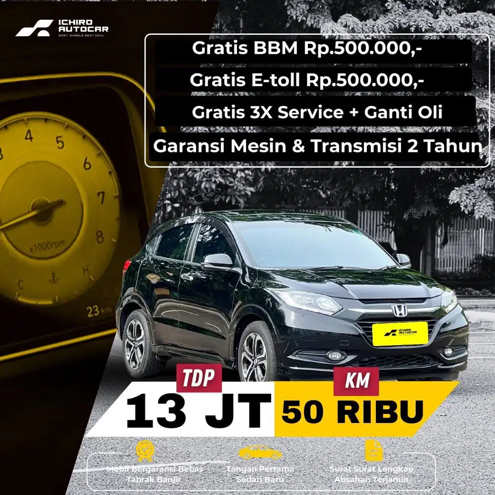 Honda Hrv Prestige 2018 pajak 05.26 KM 50rb Nopol B Ganjil