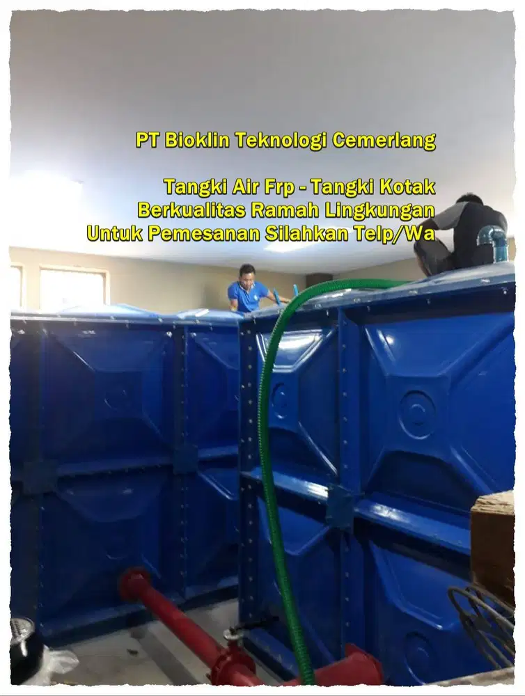 TANGKI AIR FIBERGLASS - GROUND TANK - PANEL FRP - ROOF TANK FRP