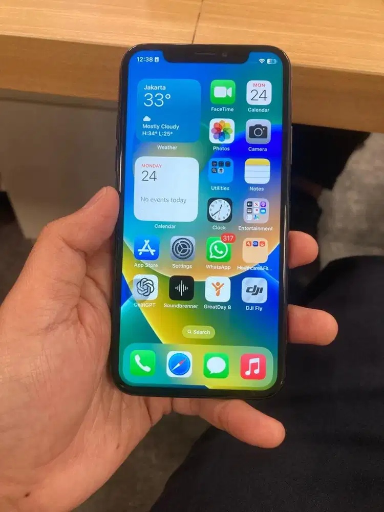 iPhone X 256 bekas cewe