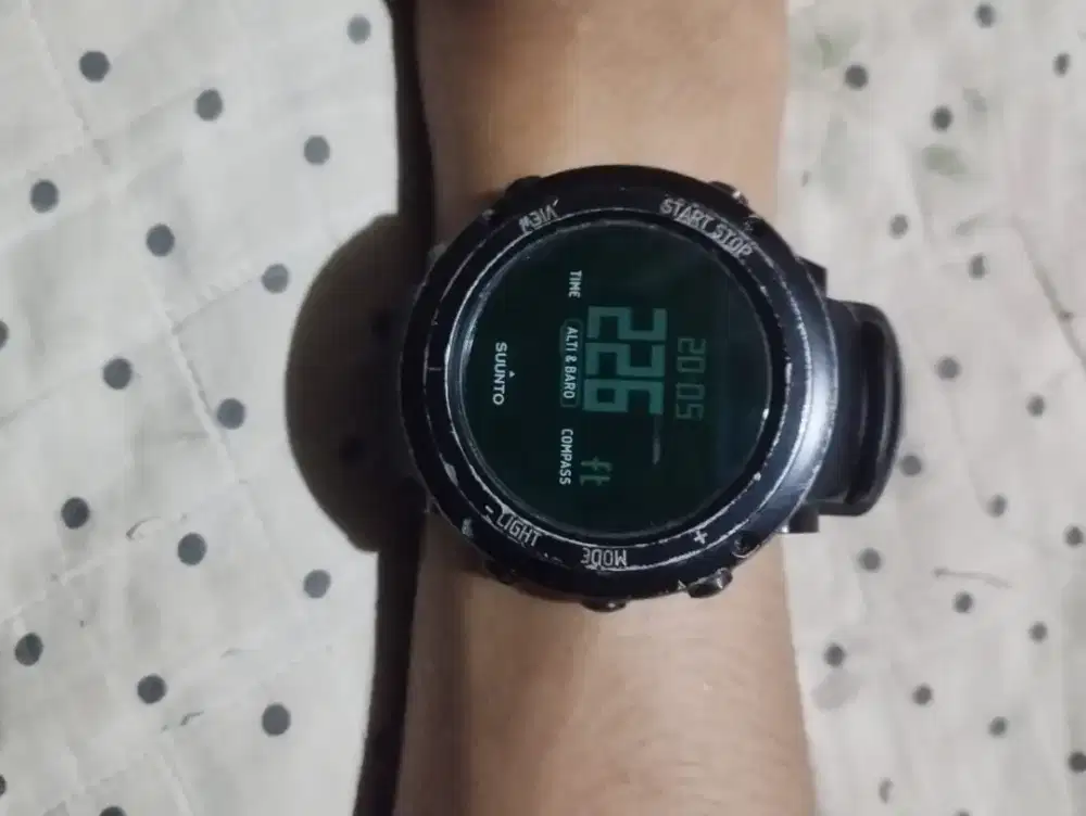 Suunto Core All Deep Black Wrist Watch Compass Altimeter Barometer