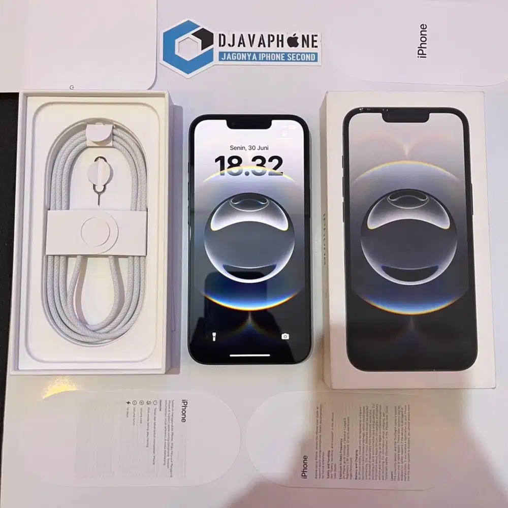 iPhone 16e Black 128GB BH 100% Garansi Resmi iBox 20 Juni 2026