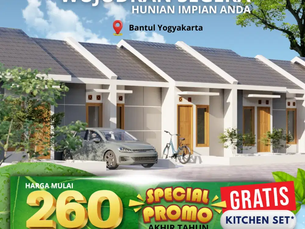 Rumah Komersial cicilan 1 jutaan