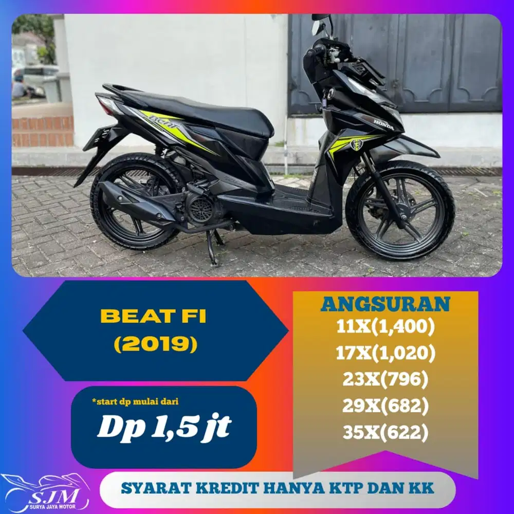HONDA BEAT FI 2019 SIAP PAKAI