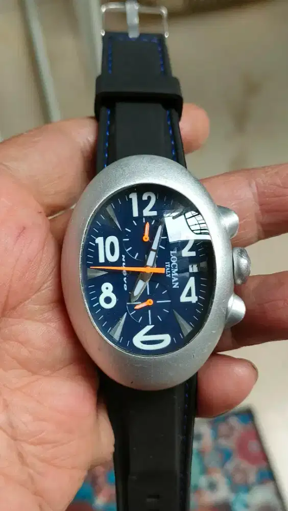 Jam tangan Locman chronograph italy Original unik
