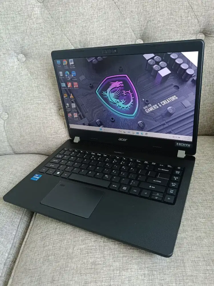 Laptop Acer Core i7 Gen 11 RAM 8GB SSD 512GB Slim Mulus Segel