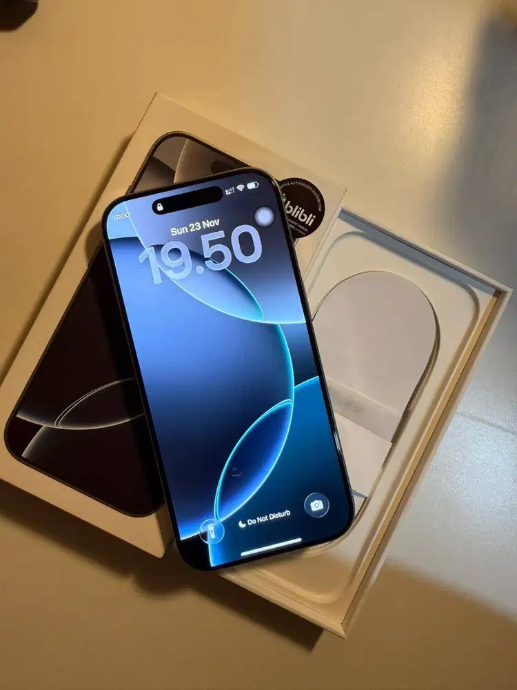 Iphone 16 Pro 256GB WHITE Mulus Like NEW BH 100% - Pembelian Sep 2025