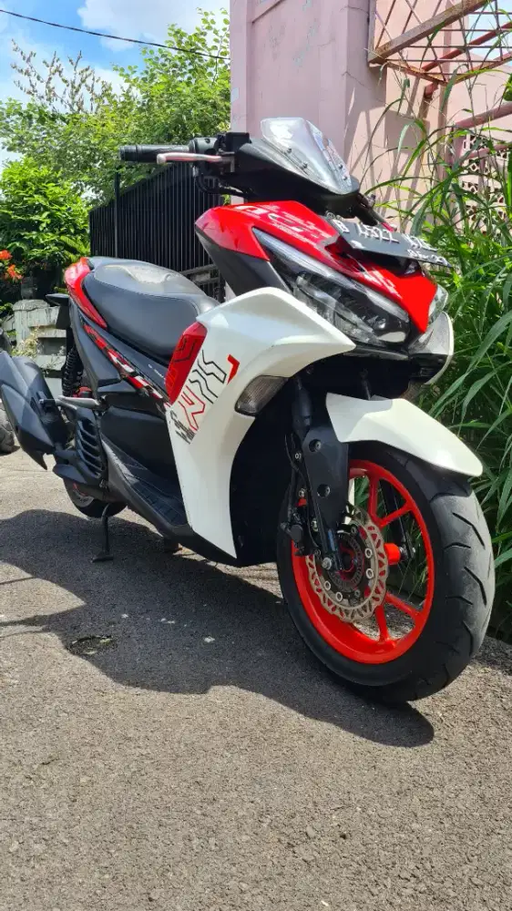 Aerox new 155 merah merona