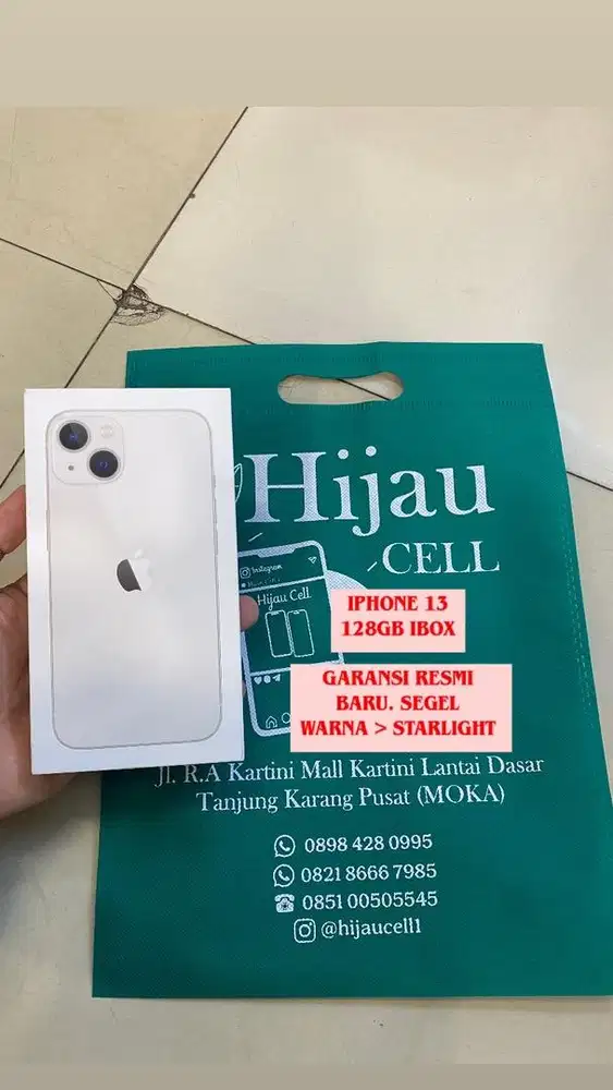 Iphone 13 internal 128Gb Ibox