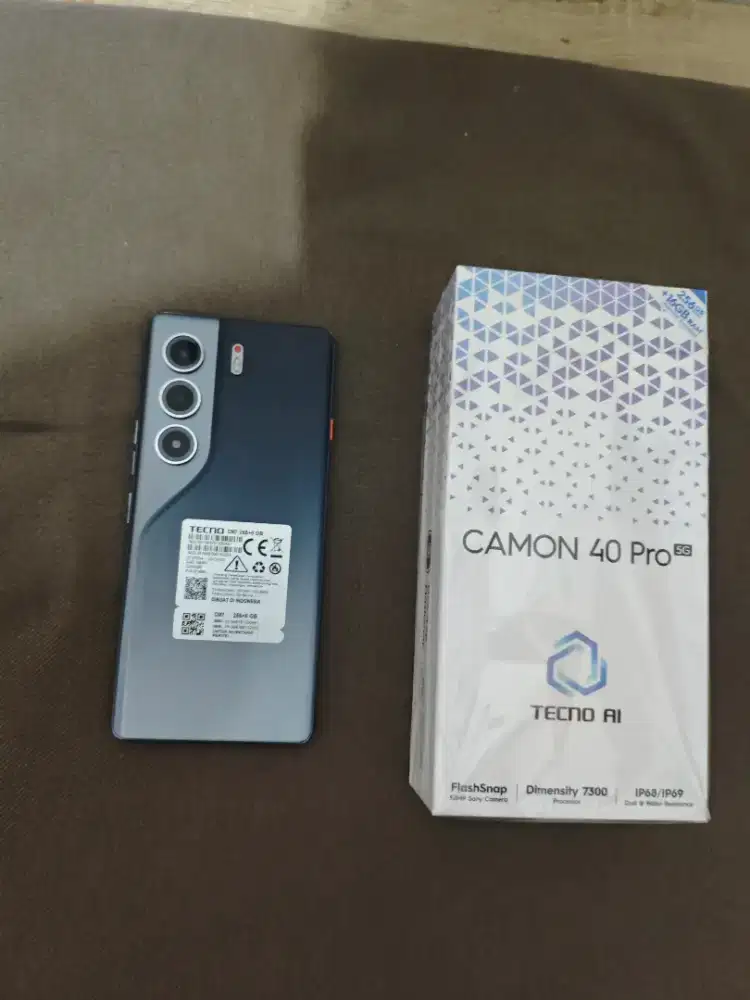 Tecno camon 40 pro 5g 8/256 fullset second