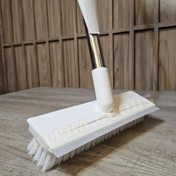 sikat lantai kamar mandi 128cm bahan stainless merk AGOO