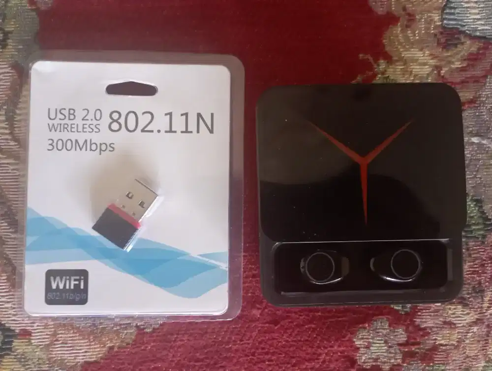 USB Wifi dan TWS Earphone Wireless Normal NoMinus