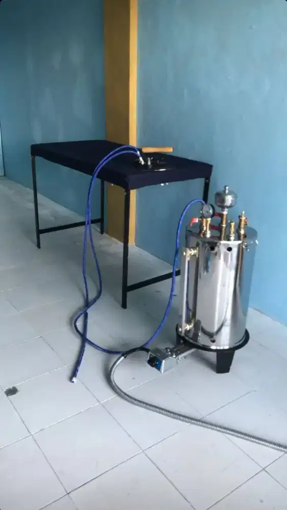 LEBIH CEPAT & EFISIEN | SETRIKA UAP GAS LAUNDRY TANPA LISTRIK