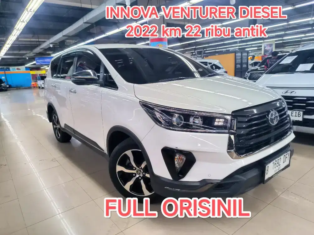 Km 22 ribu TOYOTA INNOVA VENTURER 2.4 DIESEL REBORN AT 2022 ISTIMEWA