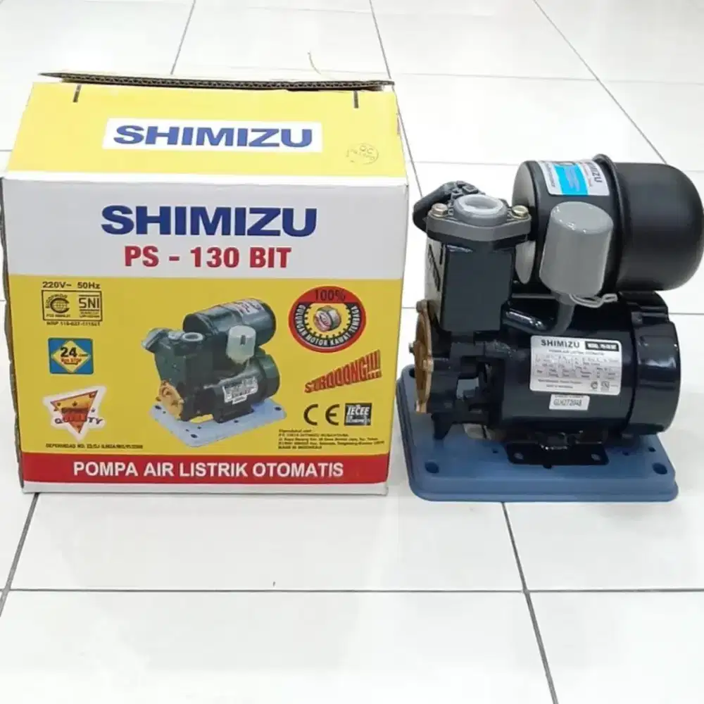 NEW Baru Pompa Air Shimizu PS 130 Bit listrik otomatis automatic pump