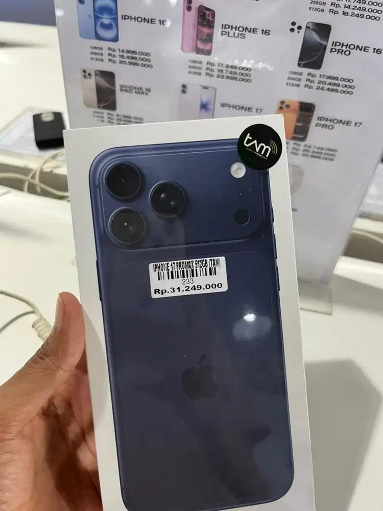 Iphone 17 pro max 512gb ATLANTIS DAHSYAT