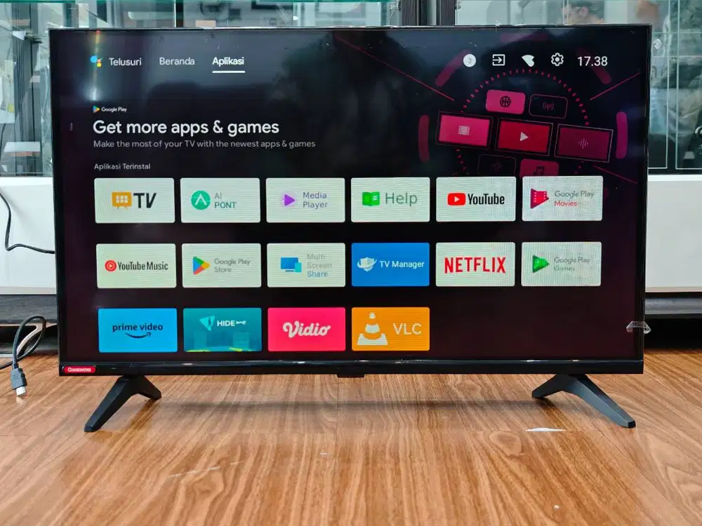 LED Android TV Changhong Android TV 32 Inch L32G7N Bisa Wifi Youtube