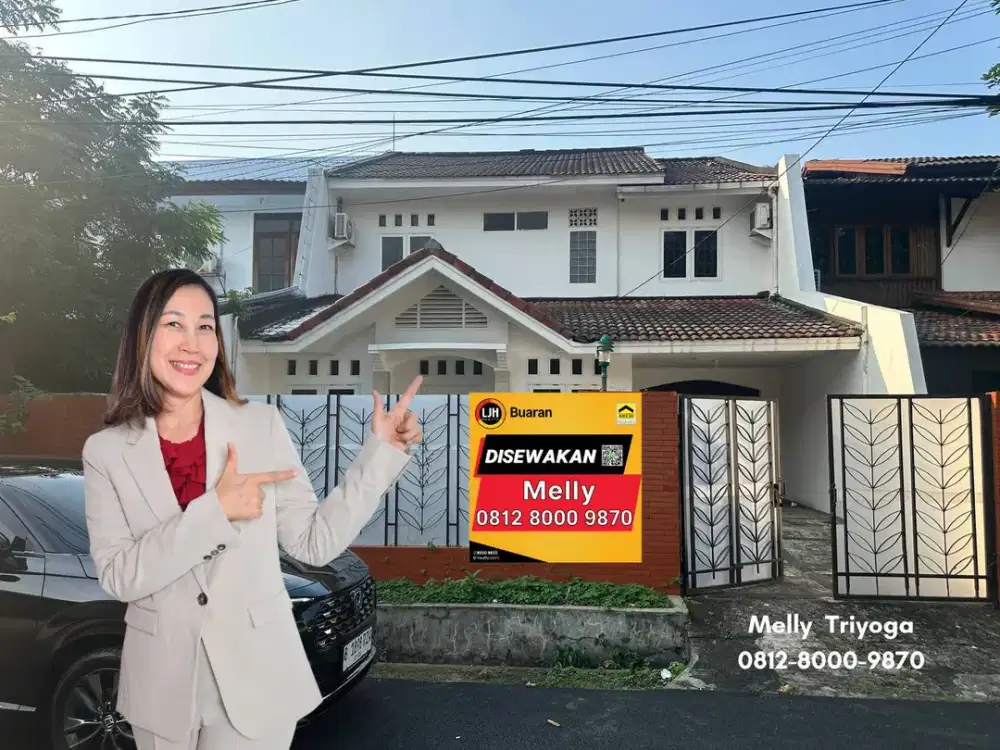 DISEWAKAN RUMAH KOMPLEK GUDANG PELURU JAKARTA SELATAN