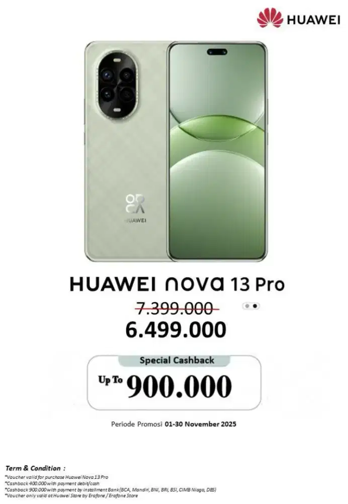 Huawei Nova 13 Pro Green