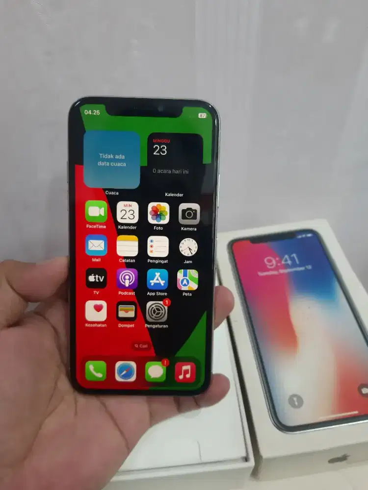 Iphone x 64gb fullset all operator