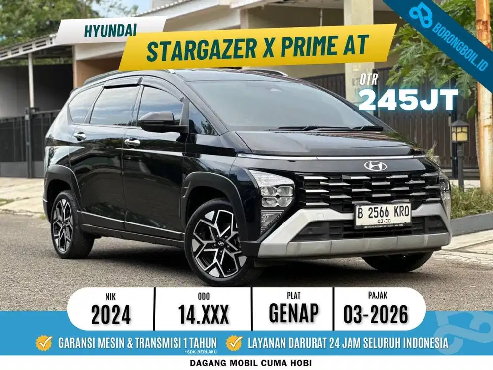 Super Low KM! Stargazer X Prime AT 2024/2025 Hitam
