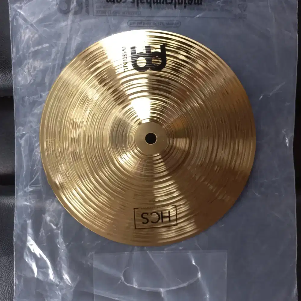 Cymbal splash 10 Meinl hcs logo baru