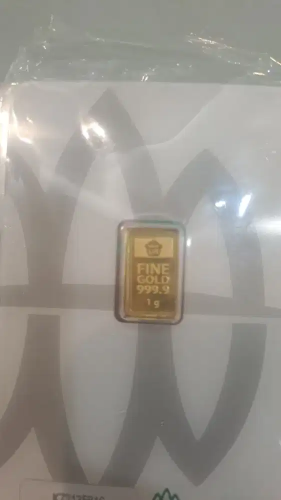 Emas antam 1 gram an koleksi pribadi