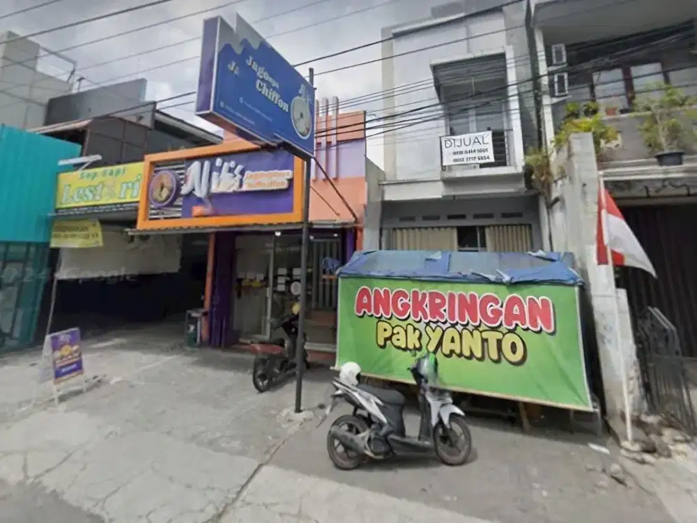 Ruko Jalan AM Sangaji Jogja Utara Tugu Jogja 4 menit ke JCM