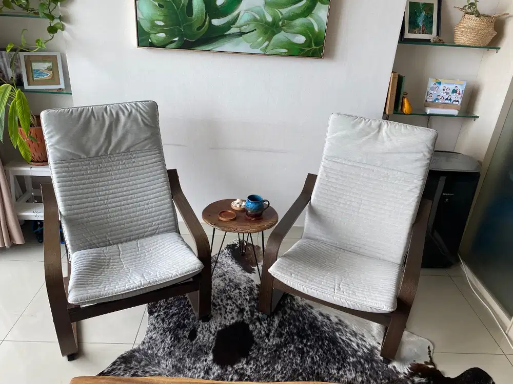 IKEA POANG arm chairs