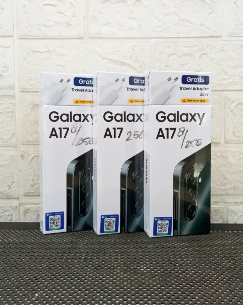 BARU..SAMSUNG A17 RAM 8+8/256 SEGEL/GARANSI RESMI.