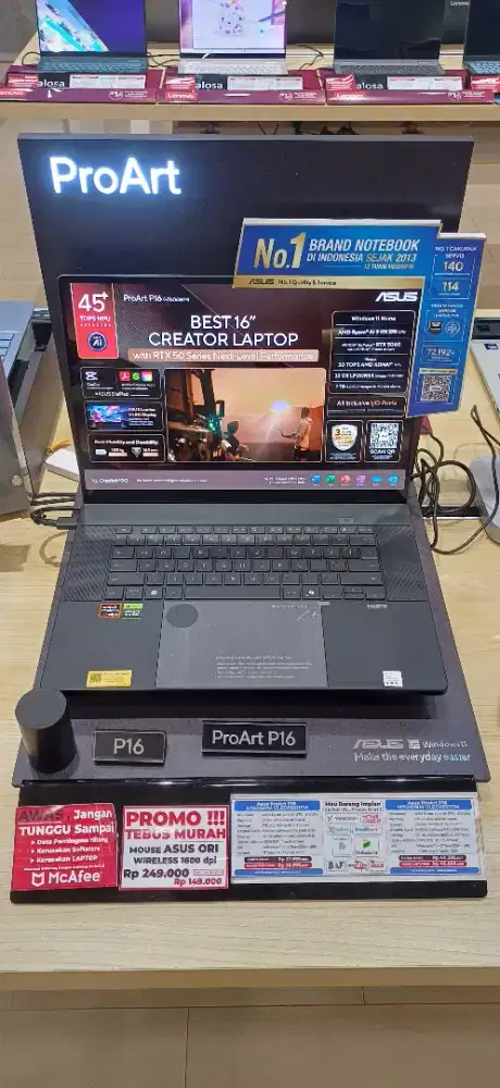 ASUS PRO ART 16 pembelian laptop dptkan undian berhadiah motor