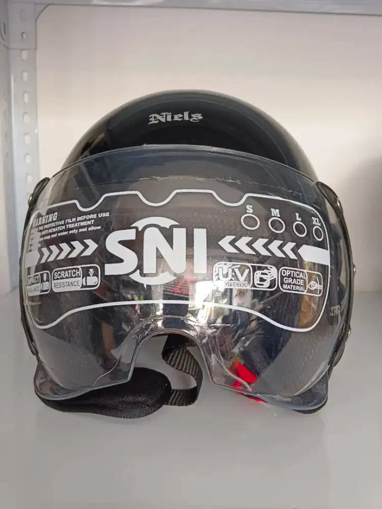 130rb BARU-Helm Pilot ANAK Usia 5-10tahun SNI Allsize Busa Tebal