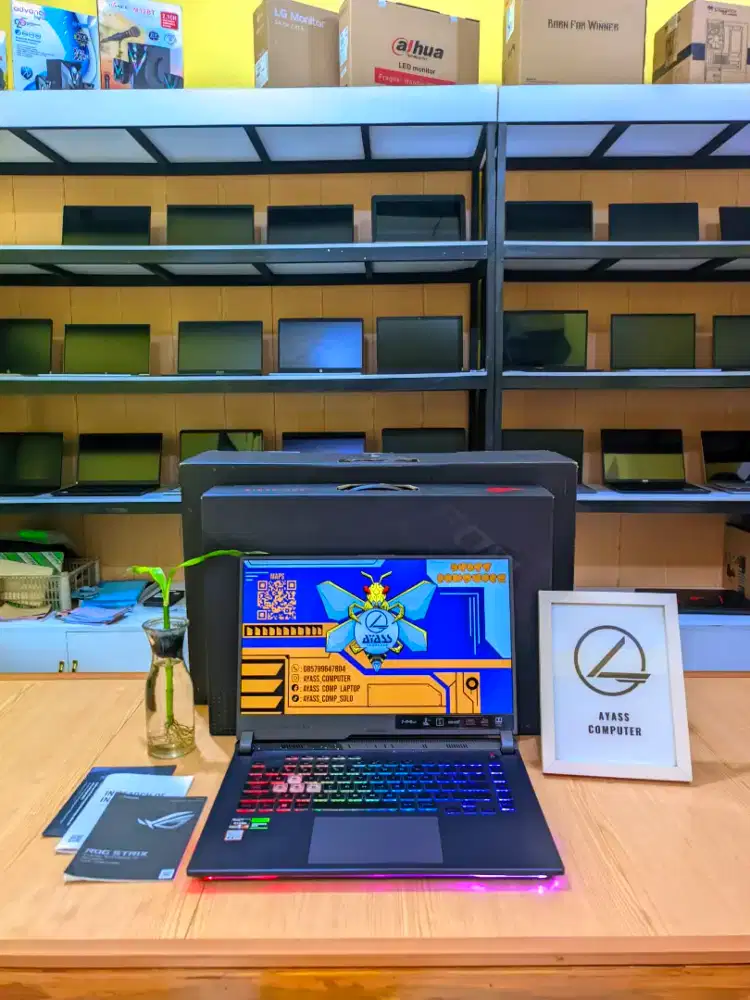 Asus ROG Strix G513RC R7-6800H 16GB DDR5 512GB SSD garansi 01-2026
