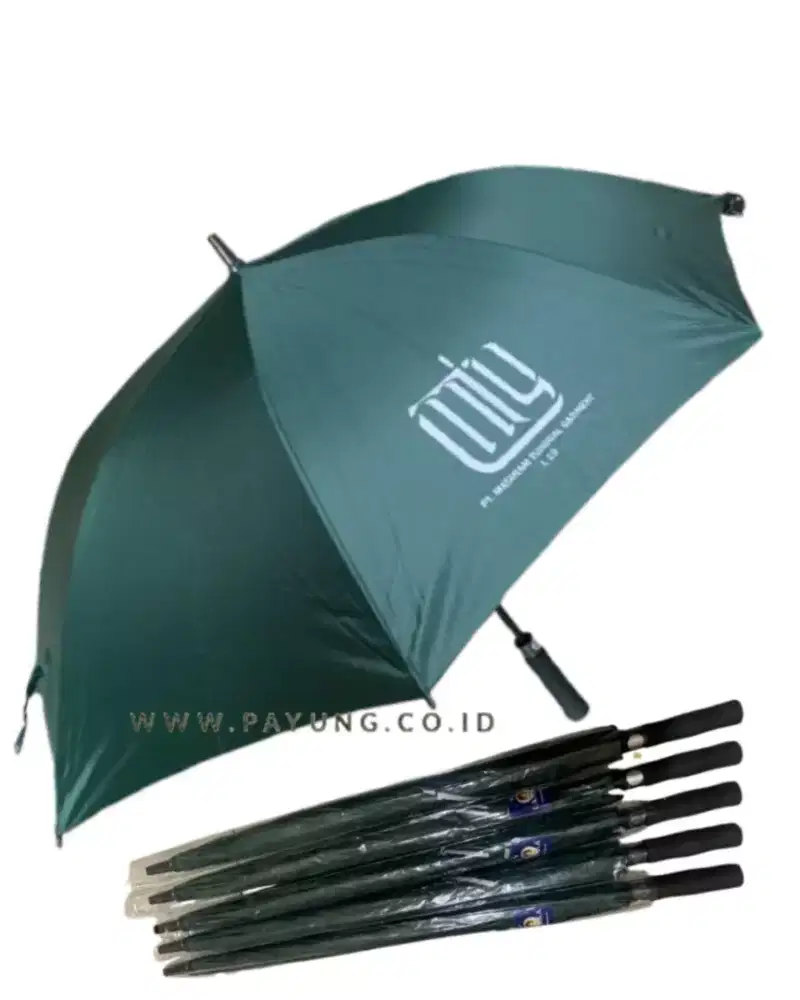 Payung golf custom logo