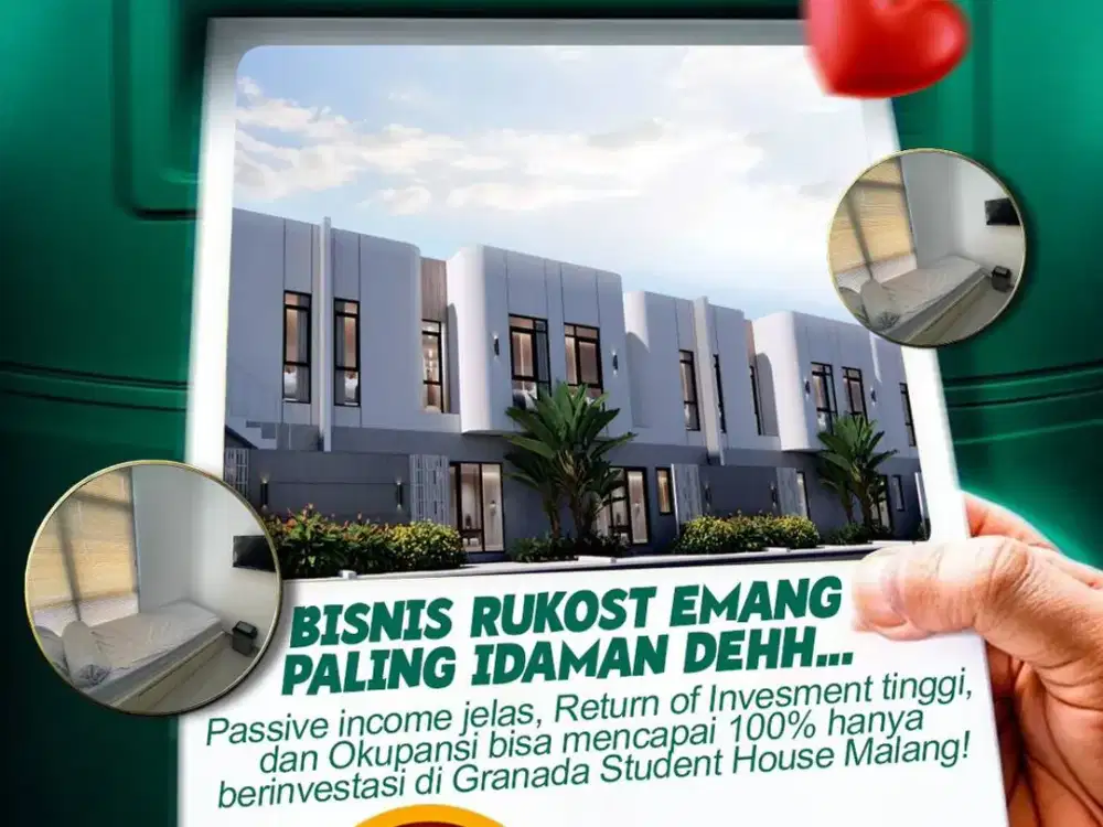 Rumah kos dekat dengan UMM UIN 3 Malang Harga murah penghasilan melimpah